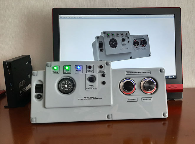Термостатический пульт котла "УКонт-Термо 2" первый образец.