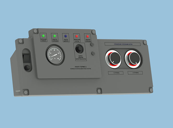 3D модель термостатического пульта "УКонт-Термо 2" .dwg