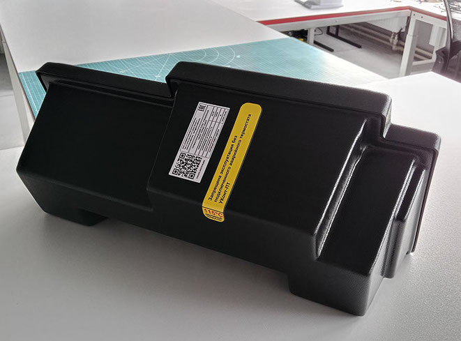 Электронный пульт управления котлом и насосами "УКонт-Термо СМАРТ" вид сзади.