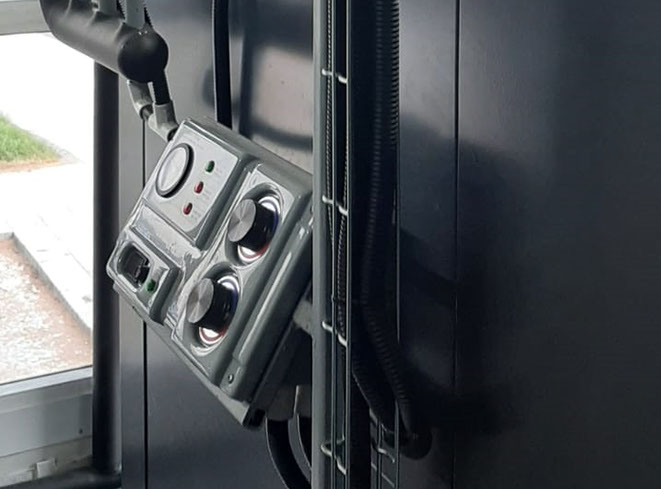 Размещение термостатического пульта "УКонт-Термо" на котле. Вариант 5.