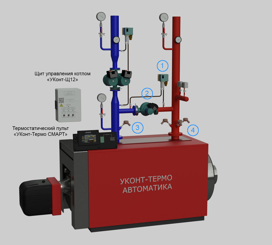 Защита от замерзания промышленного котла зимой при простое.